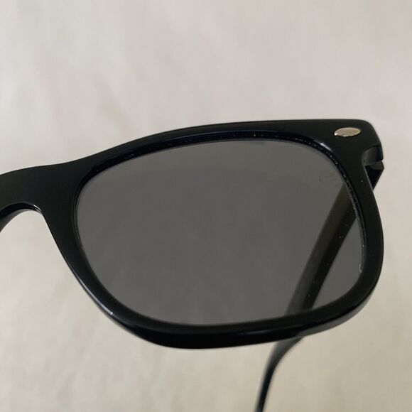 RAY BAN RB5279 2000 Black Mens Rectangle Full Rim Eyeglasses 55-18-145 - Picture 11 of 12